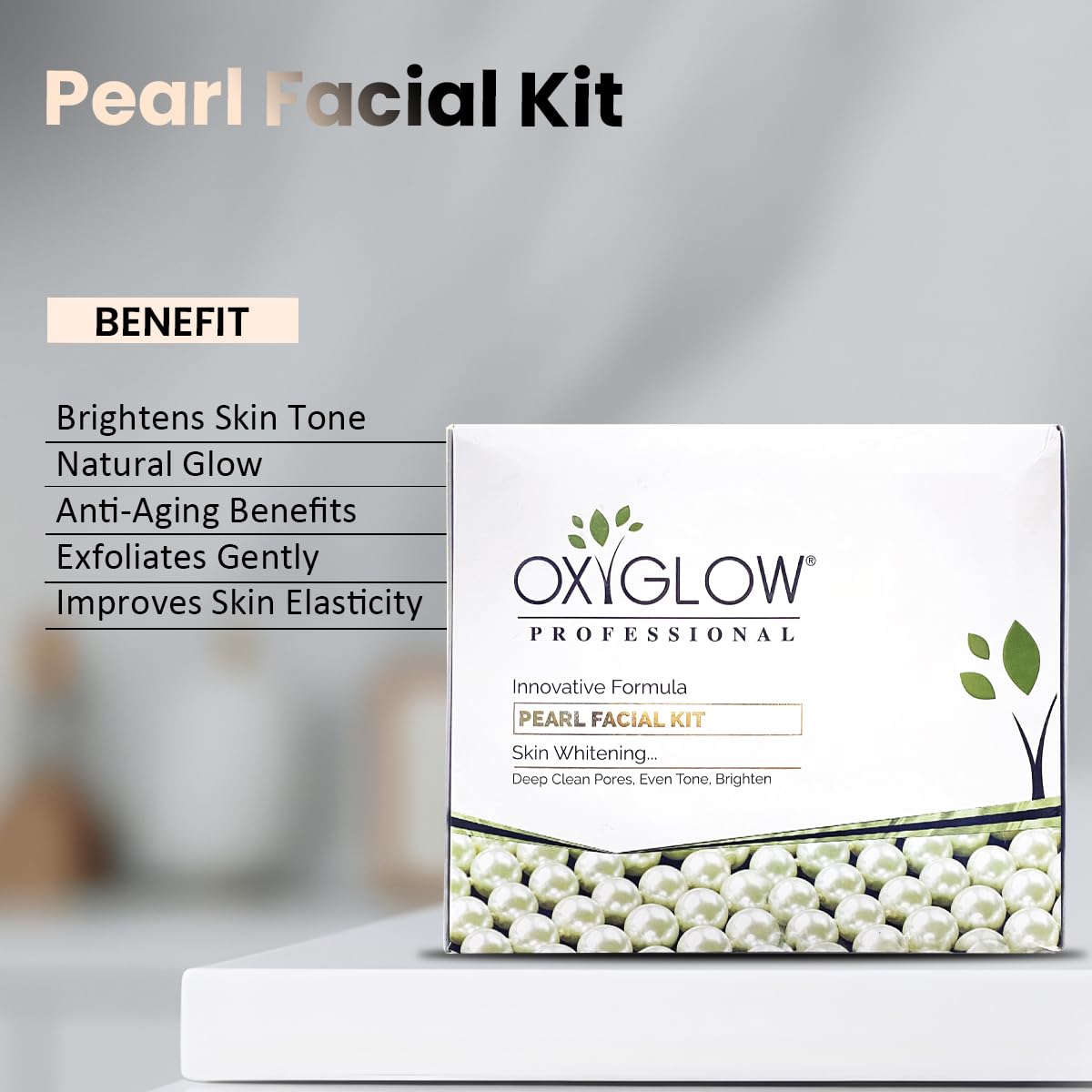 Amazon.com: Oxyglow Golden Glow Radiance Pearl Facial Kit, 260
